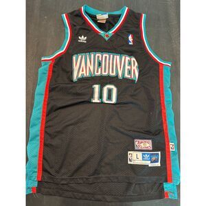 Mike Bibby Vancouver Grizzlies Jersey Size Large, EUC